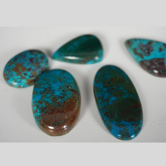 Chrysocolla cabochons