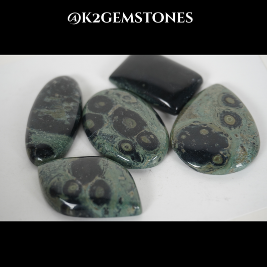 Kambaba jasper cabochons