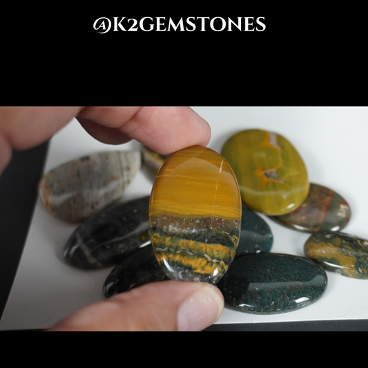 Ocean Jasper cabochons