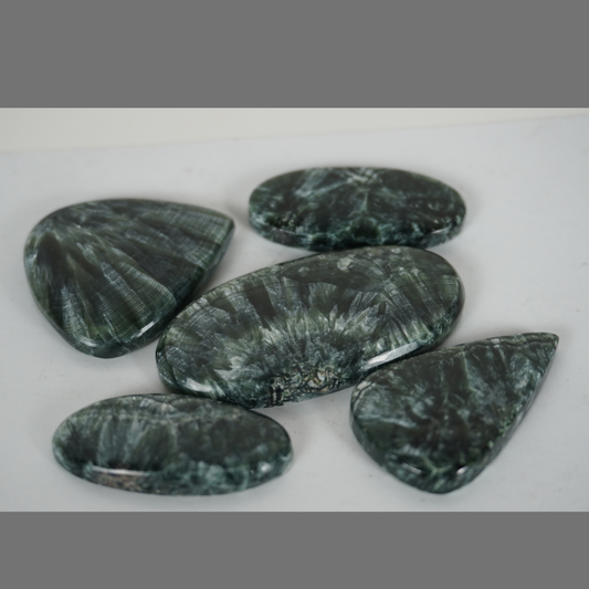 seraphinite cabochons