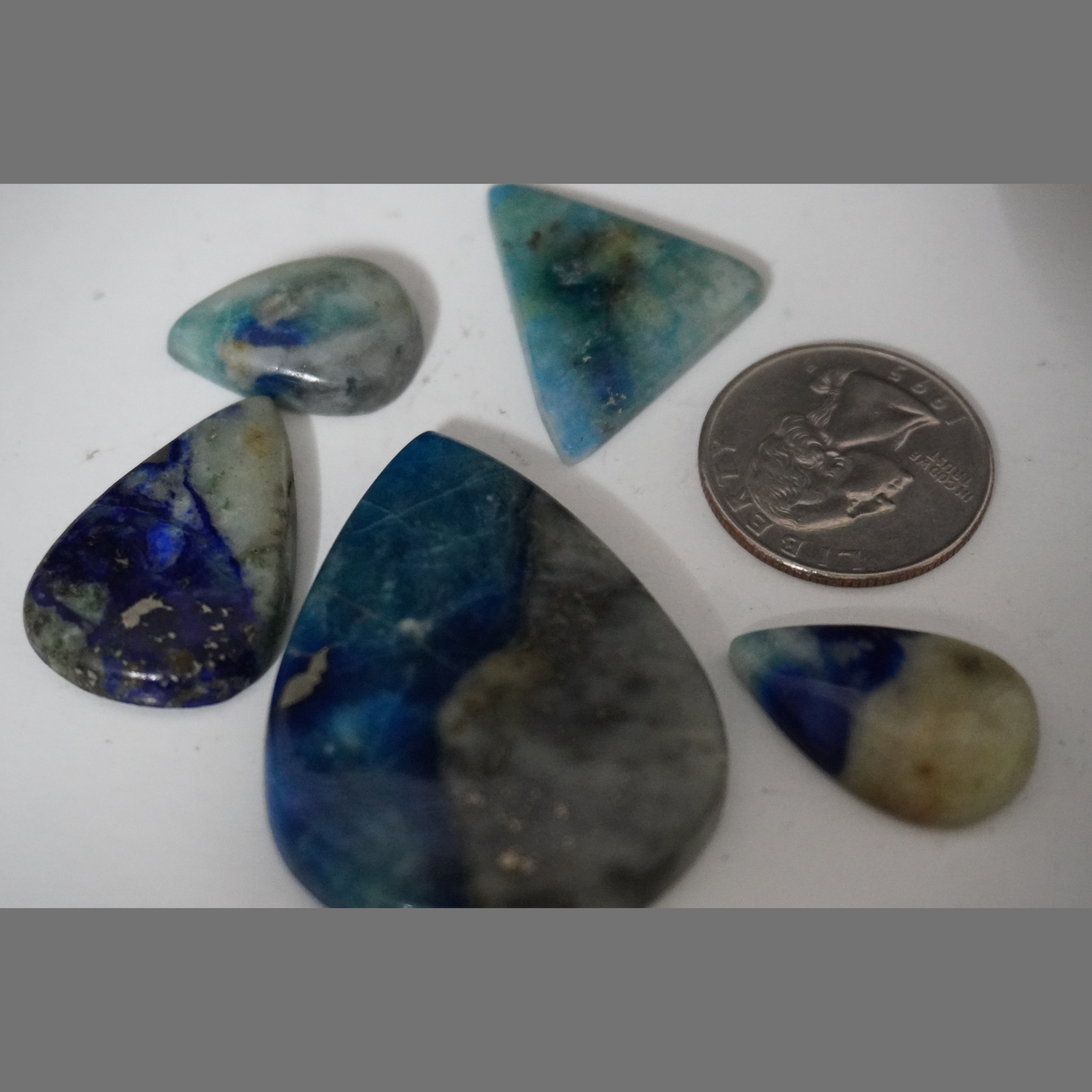 Afghanite cabochons