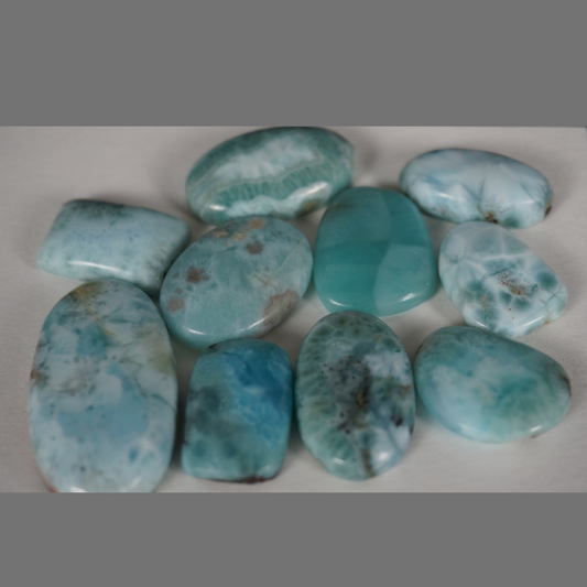 Larimar cabochons