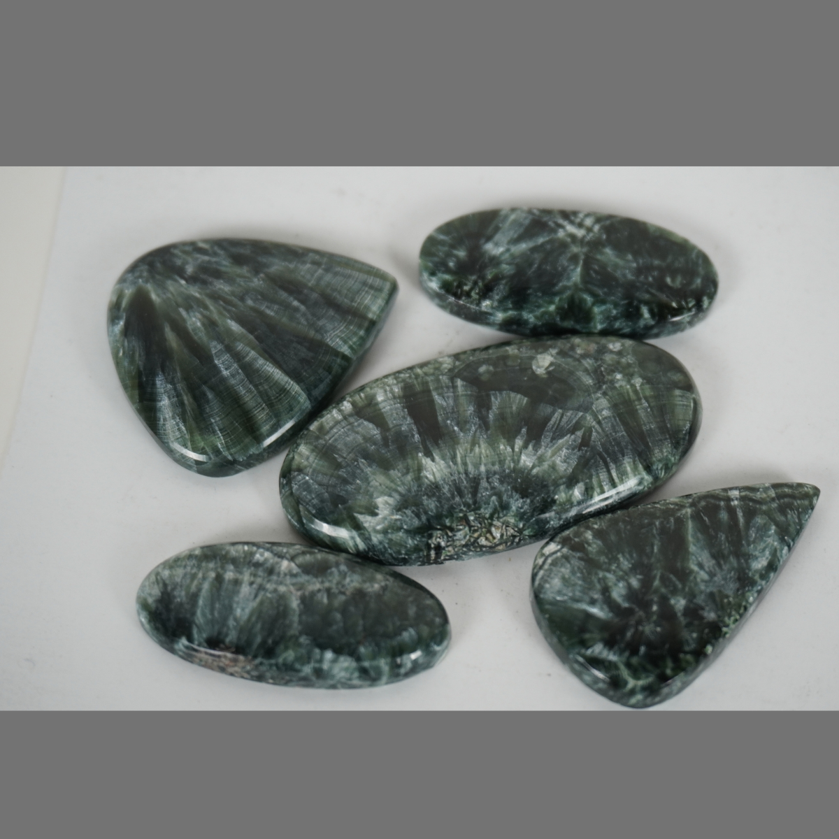 seraphinite cabochons