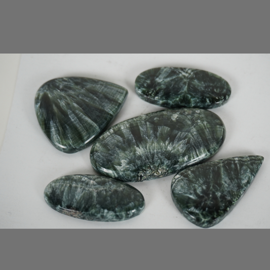 seraphinite cabochons