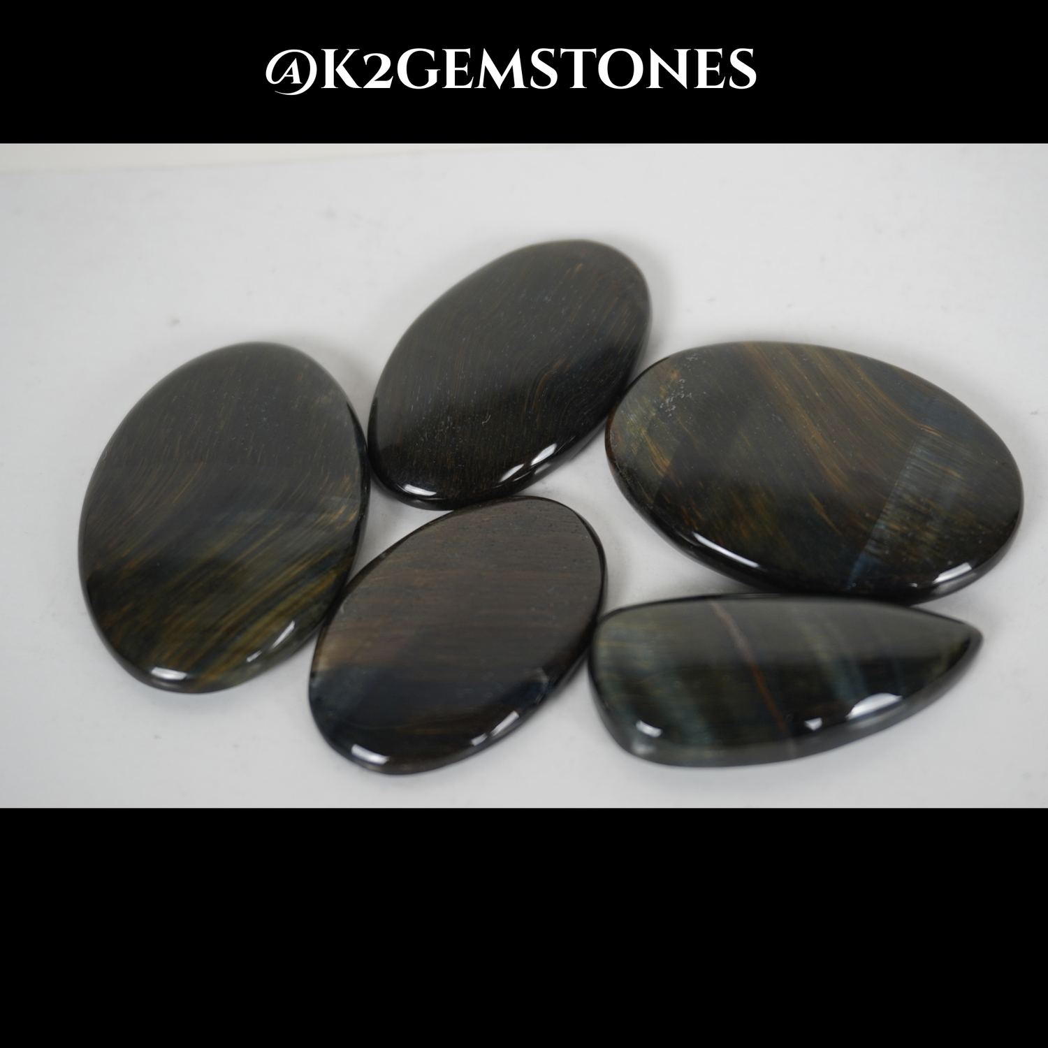 Star onyx cabochons