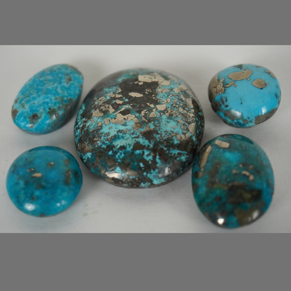 Turquoise cabochons