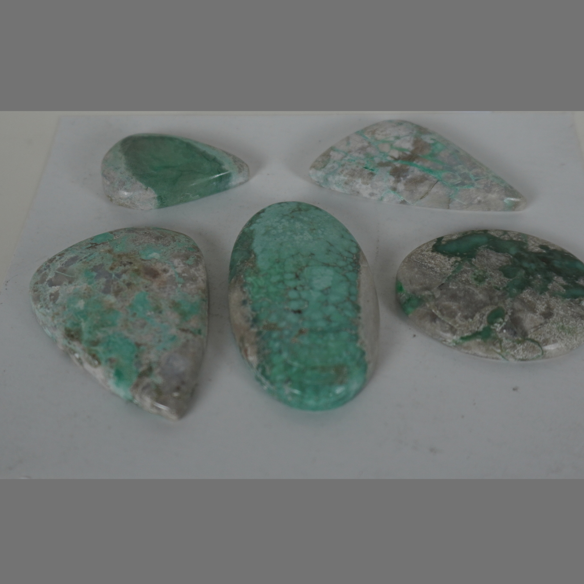 Variscite cabochons