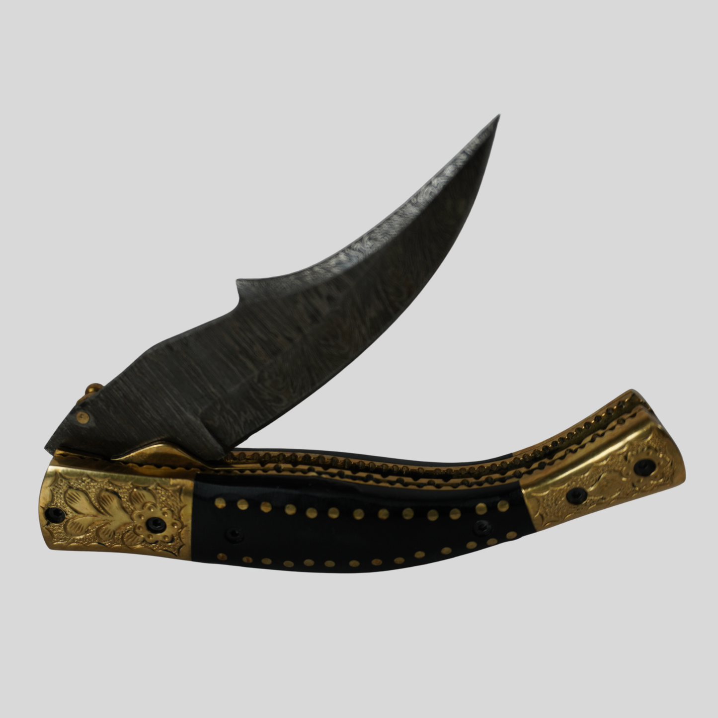 damascus steel folding knife