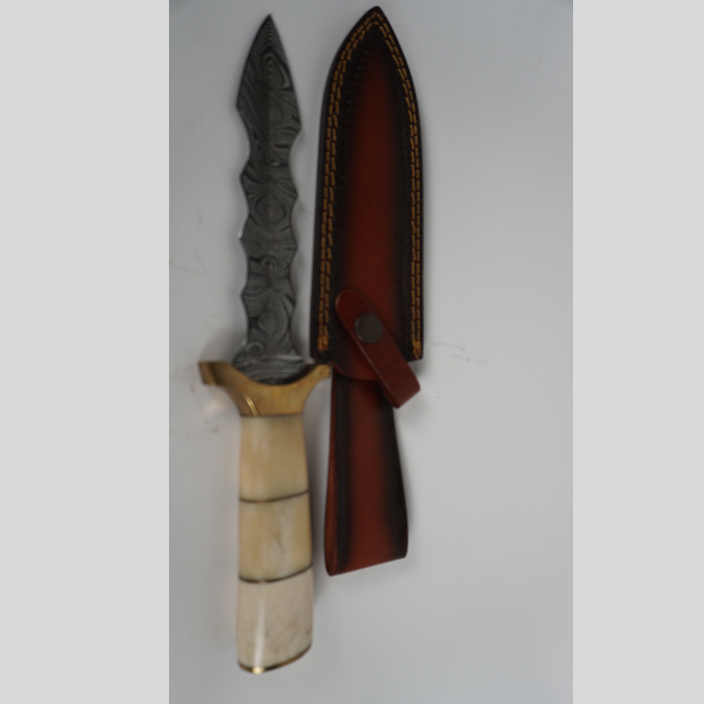 damascus fantasy dagger