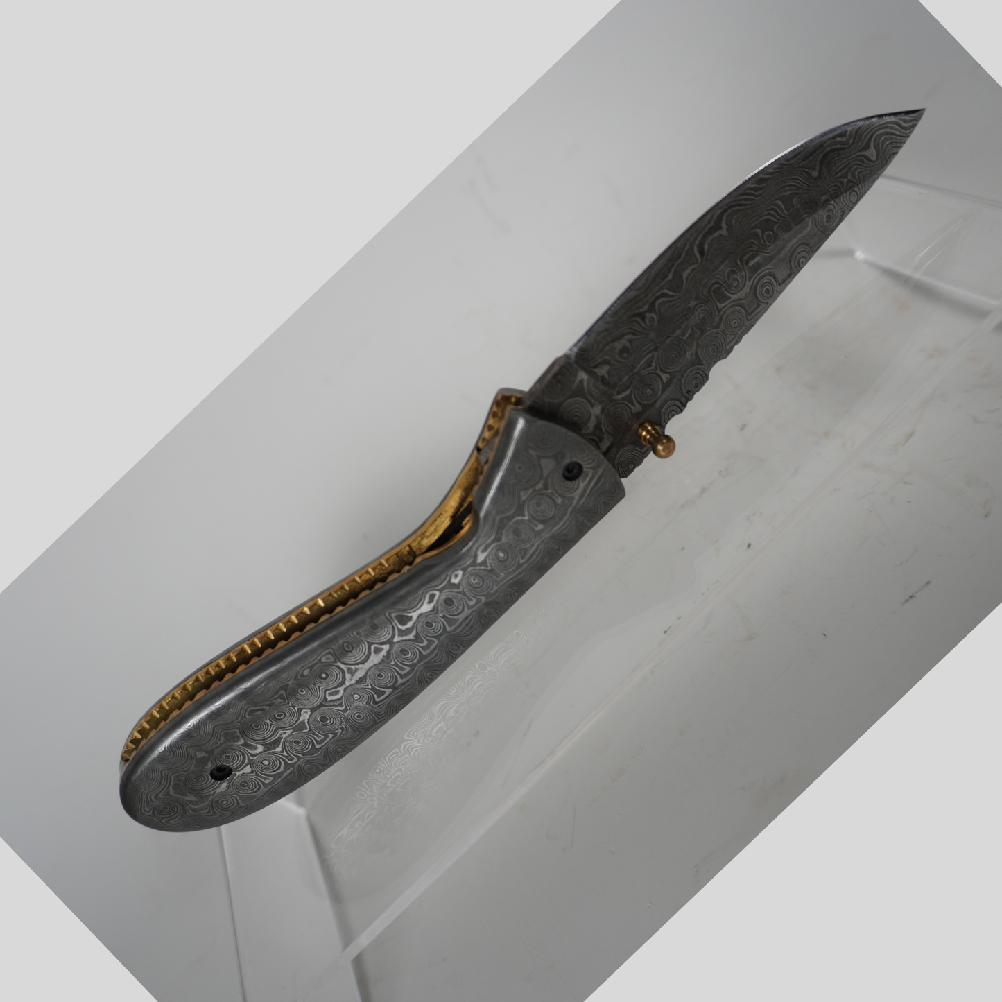 Damascus Steel Pocket Knife