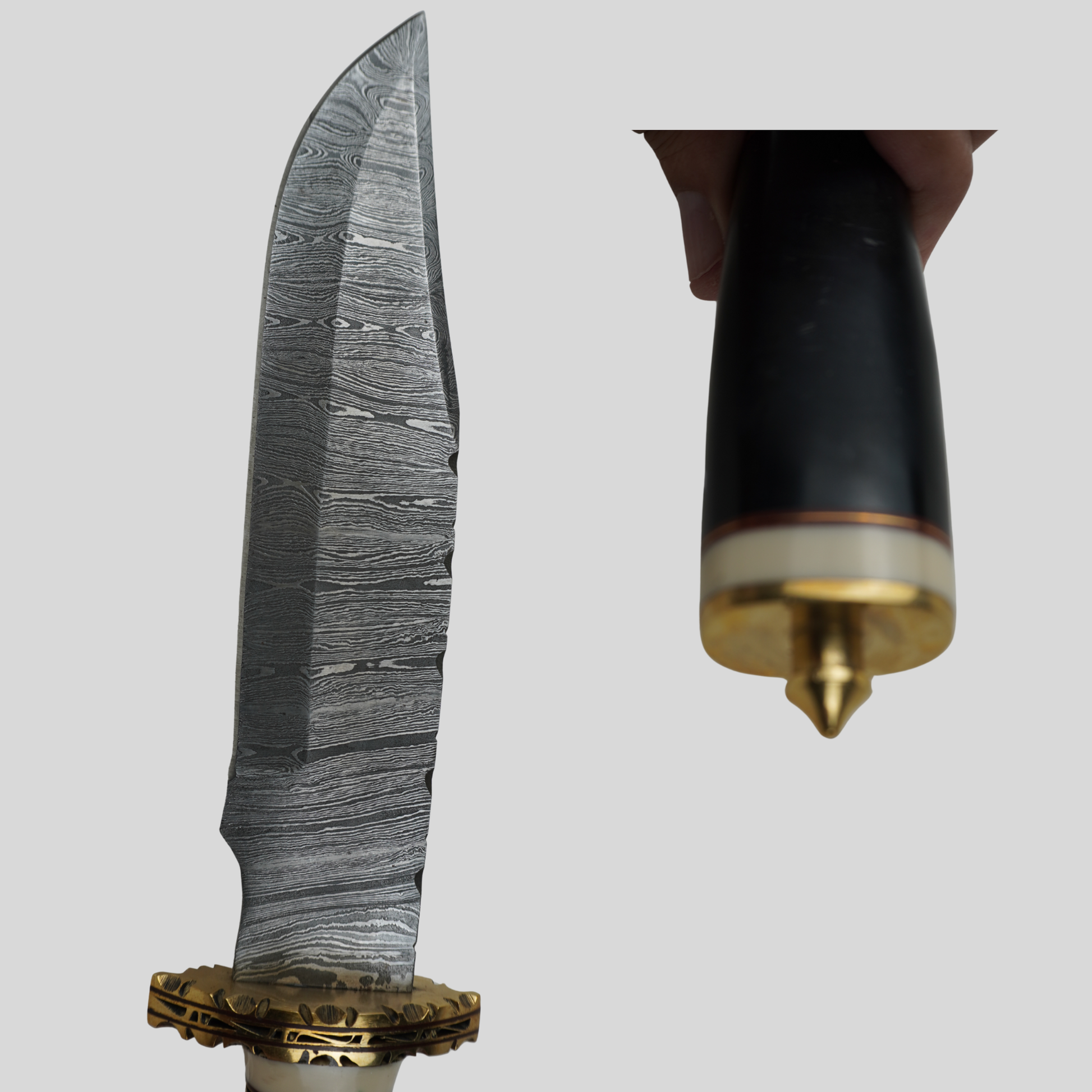 handmade damascus knife