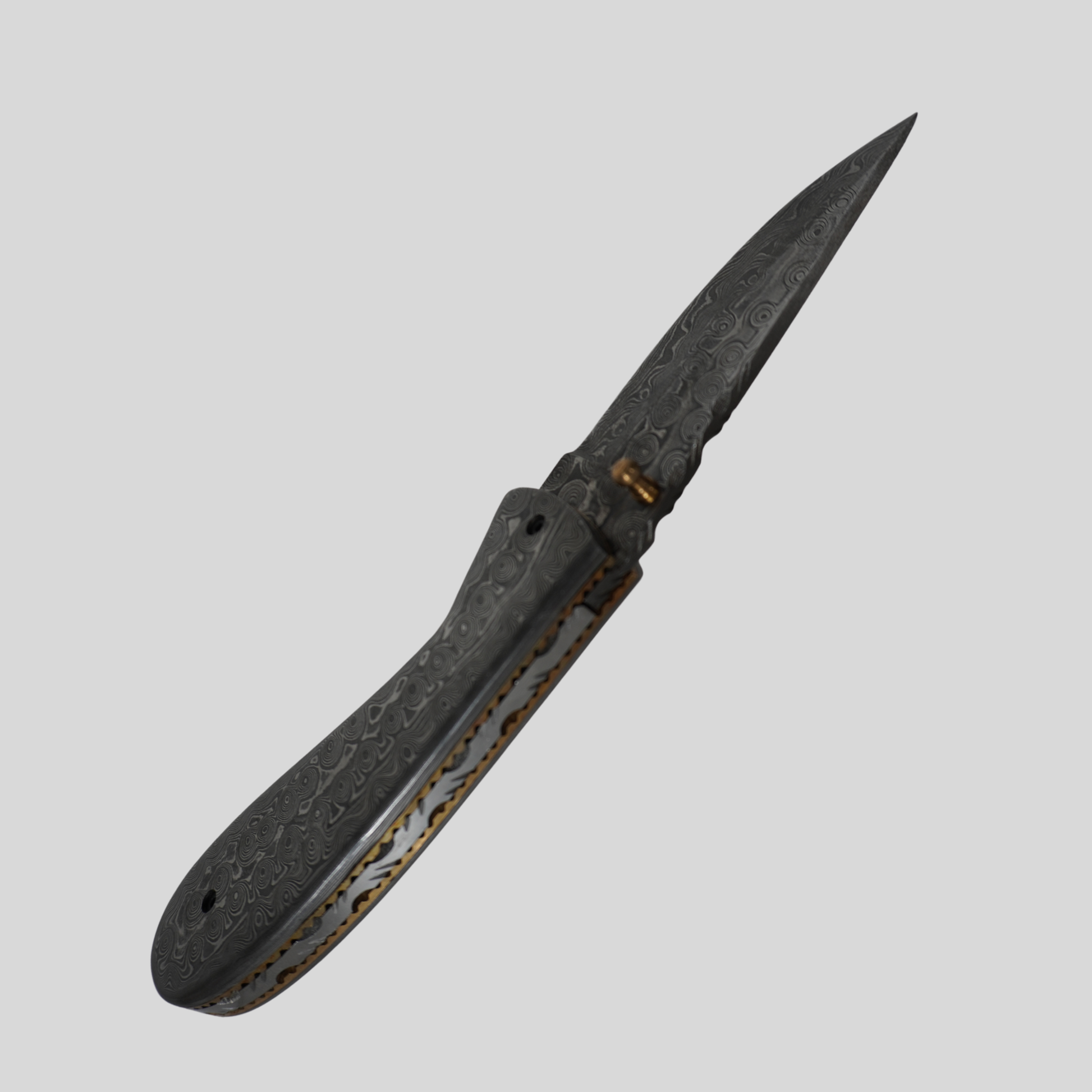 Damascus Steel Pocket Knife