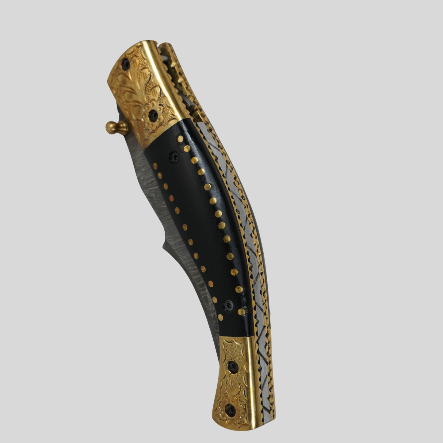 damascus steel folding knife