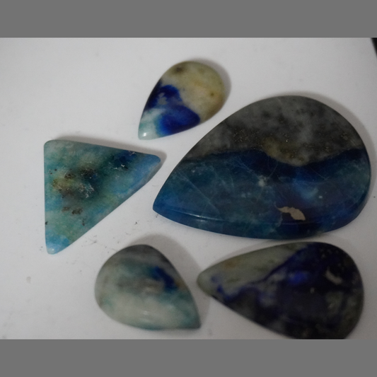 Afghanite cabochons