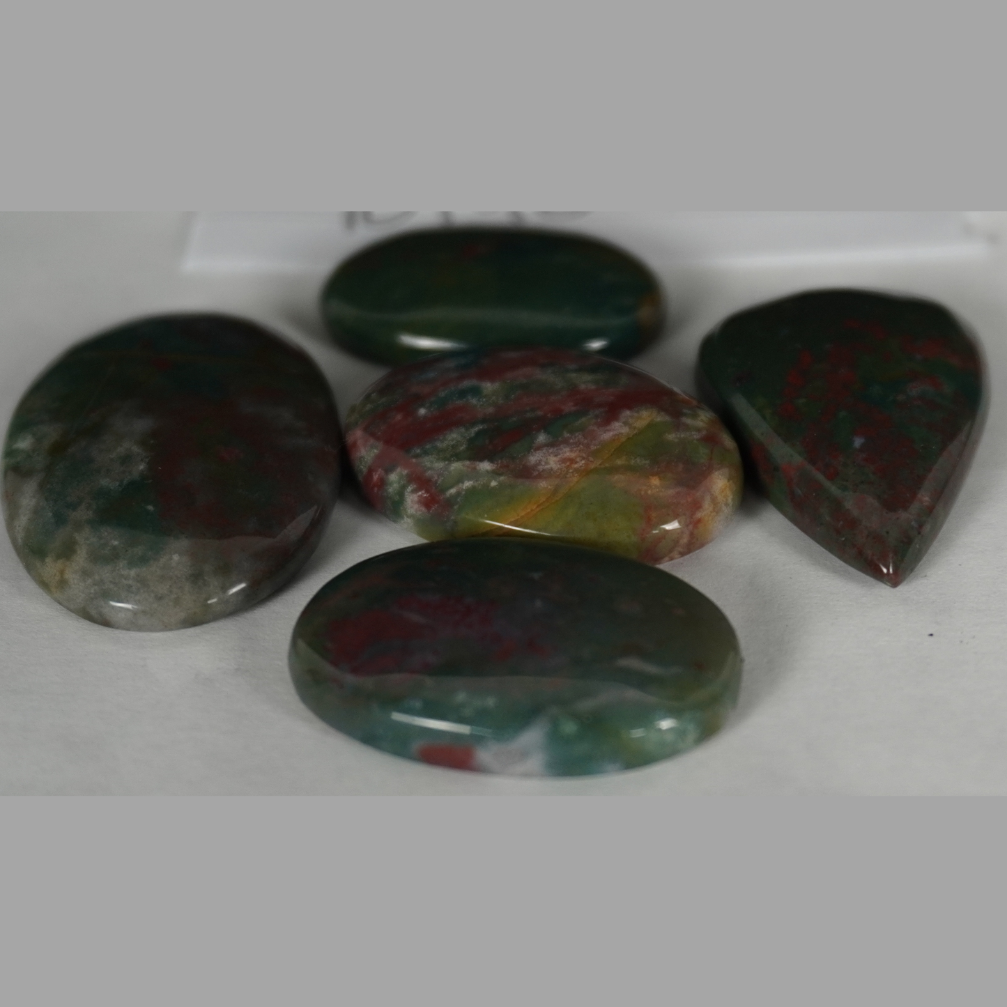 Bloodstone cabochons,