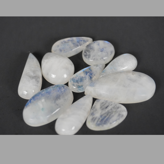 Rainbow Moonstone cabochons