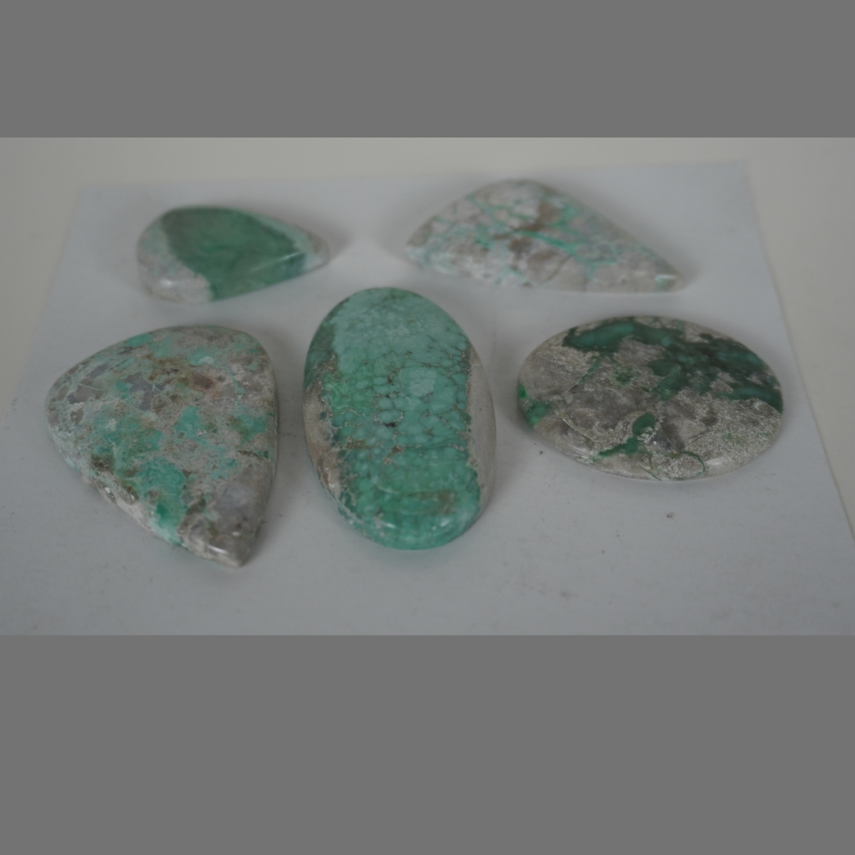 Variscite cabochons