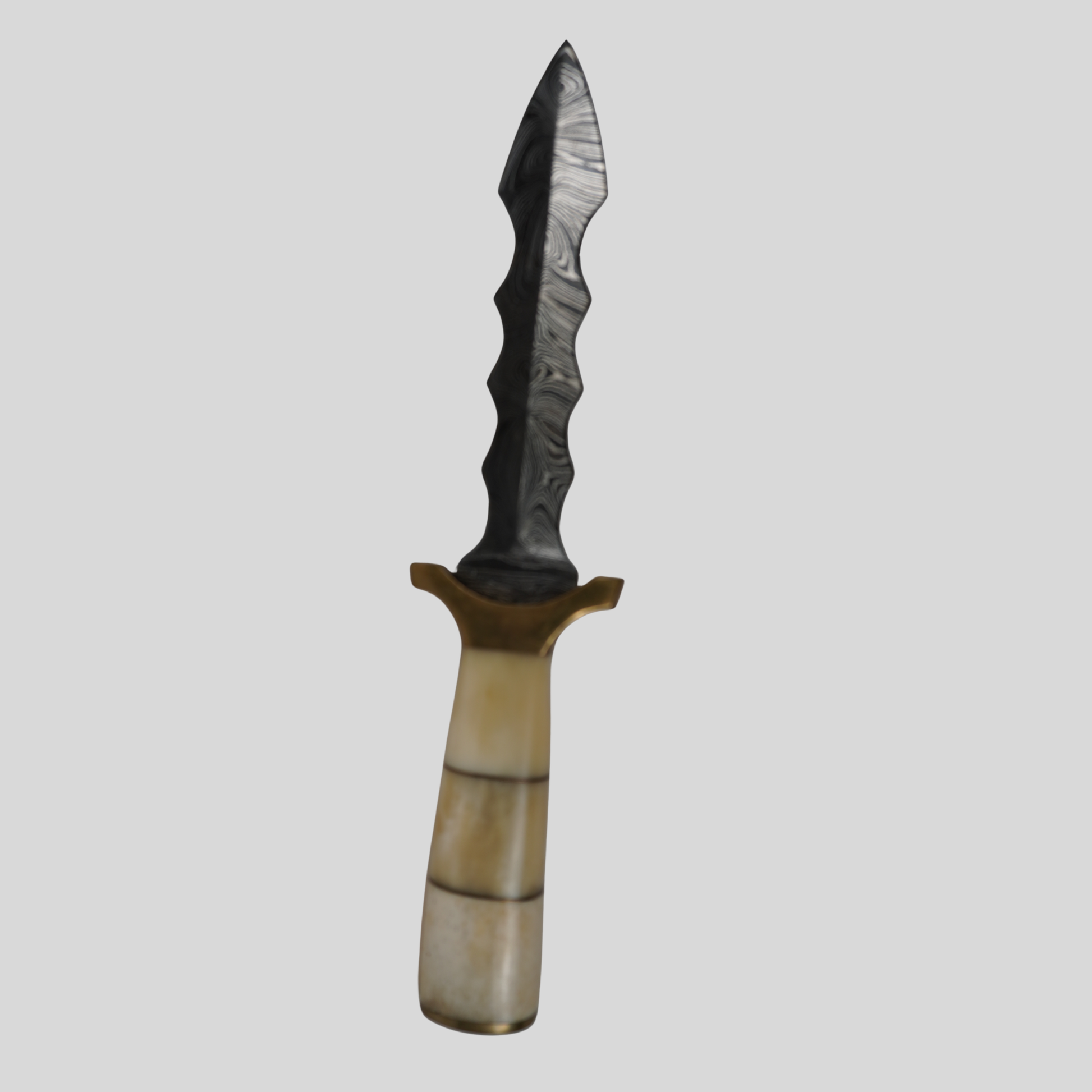 damascus fantasy dagger