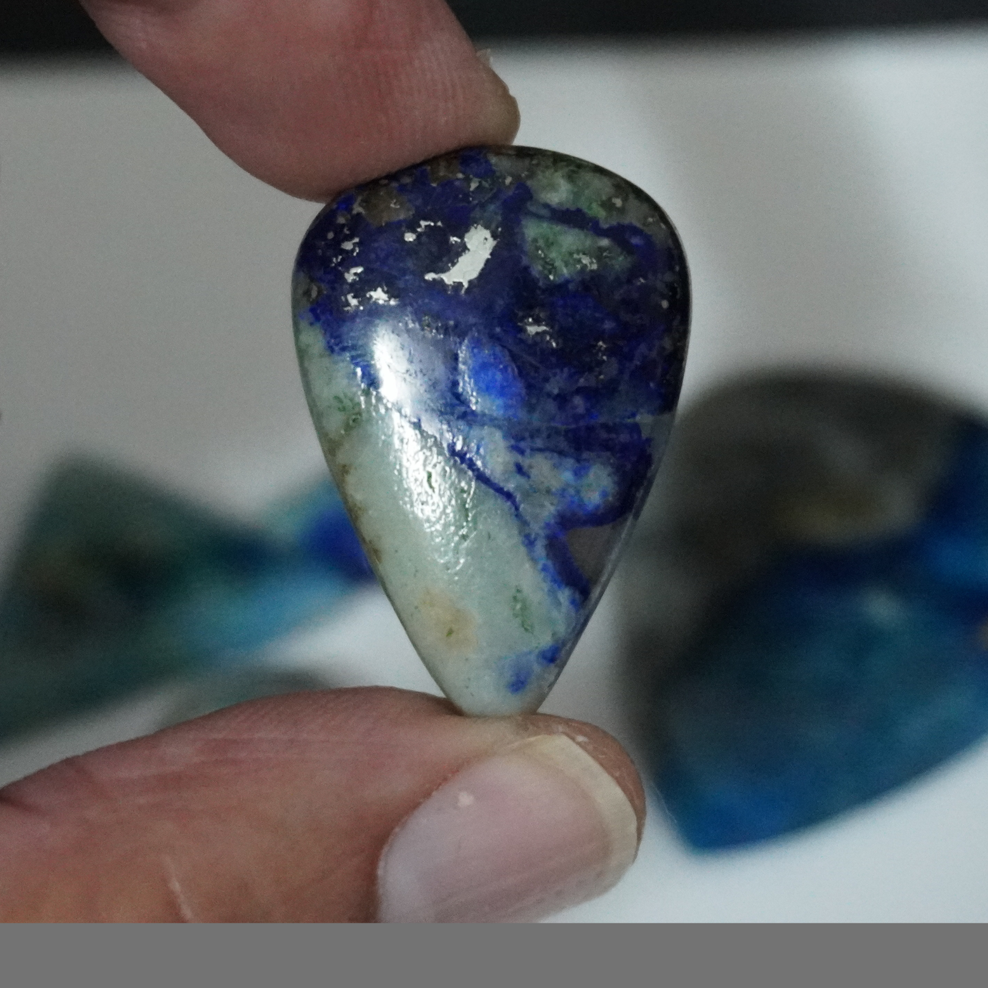 Afghanite cabochons