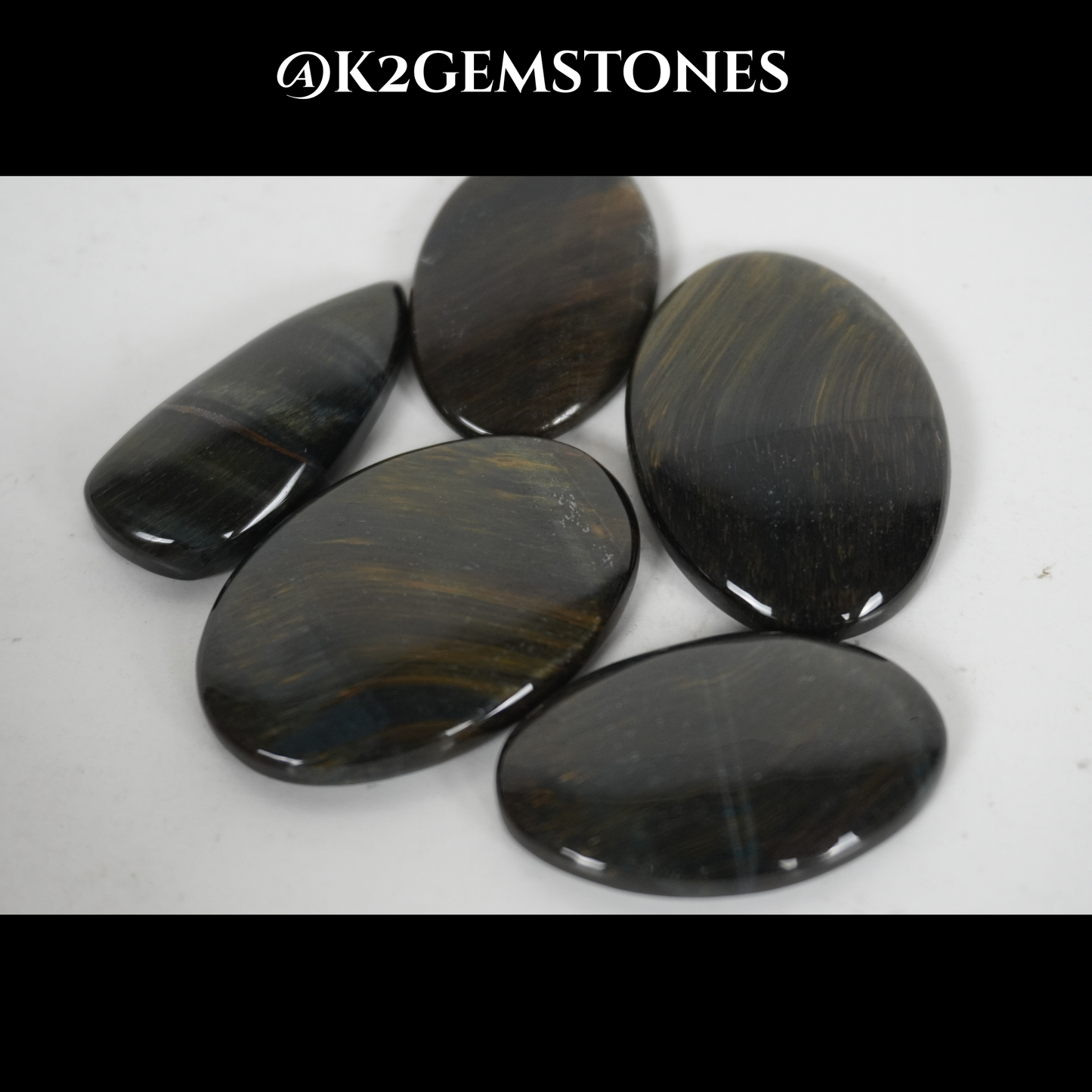 Star onyx cabochons