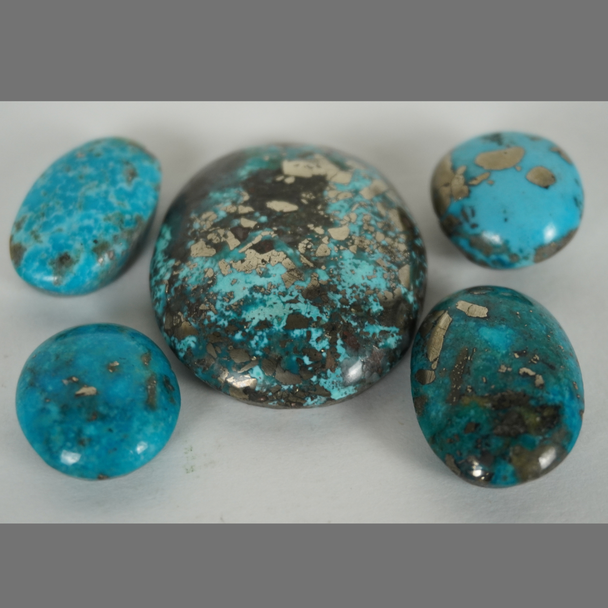 Turquoise cabochons