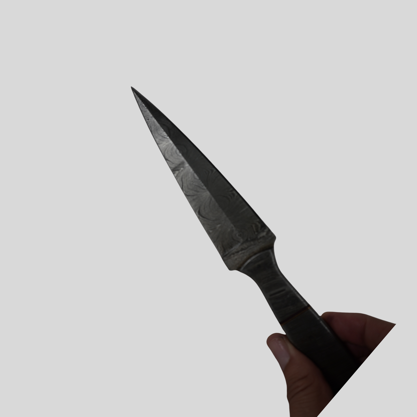 Handmade Damascus Steel Full Tang Fixed Blade Knife | Damascus Handle | 512-Layer Twist Pattern | Leather Sheath