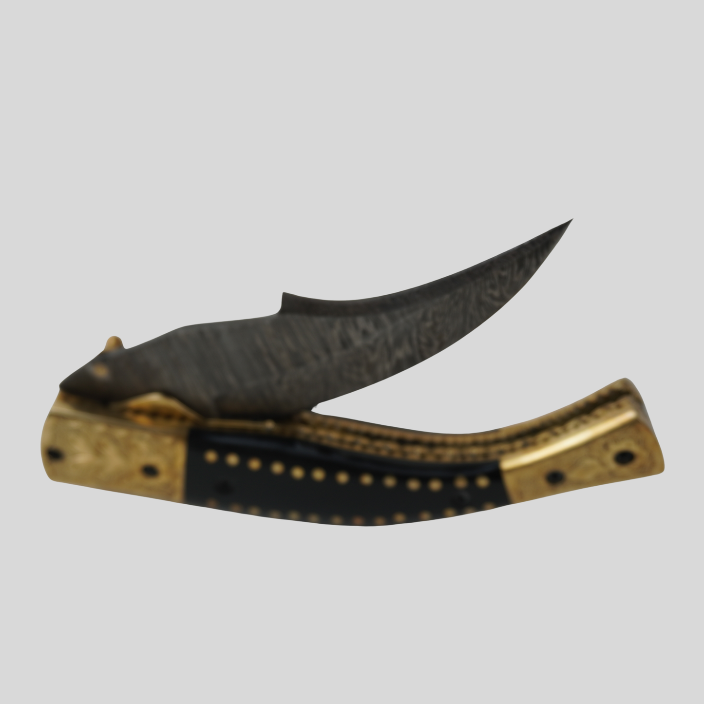 damascus steel folding knife