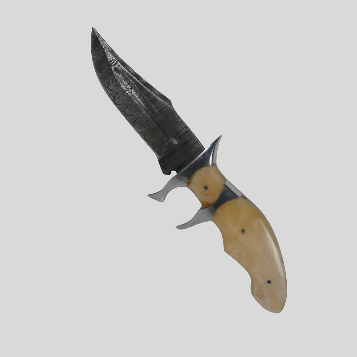 handmade damascus knife, damascus steel full tang knife