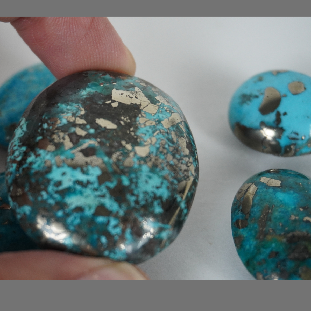 Turquoise cabochons