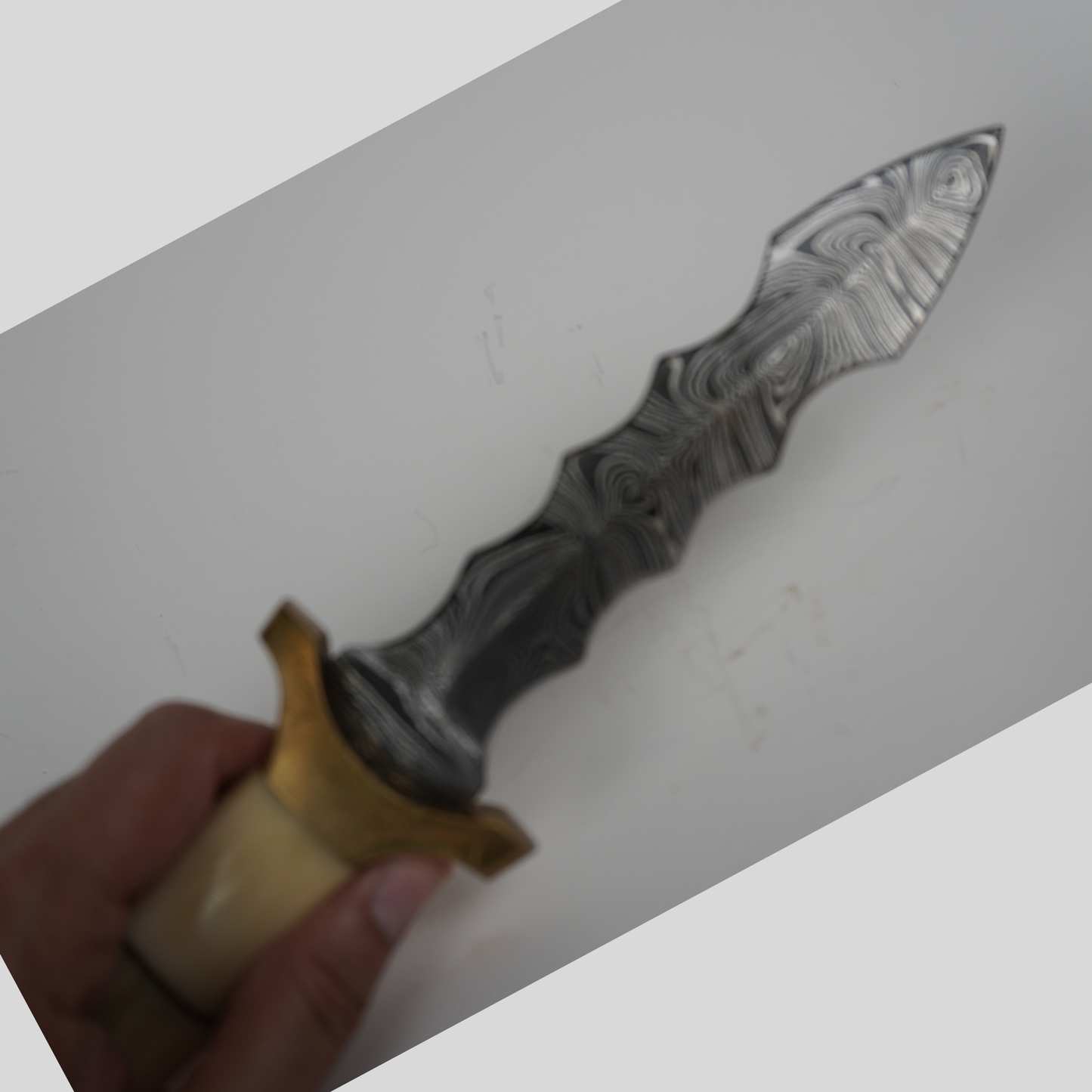 damascus fantasy dagger