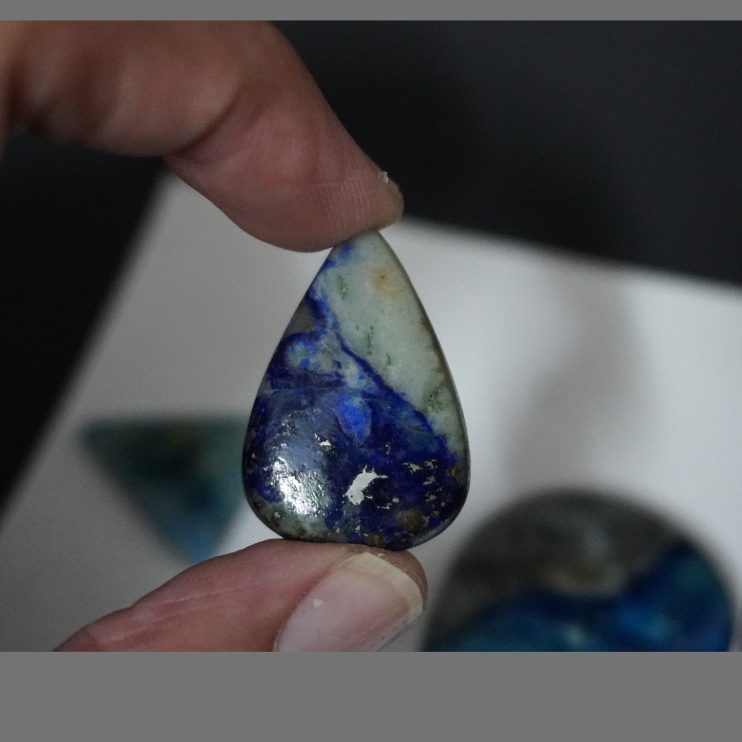 Afghanite cabochons