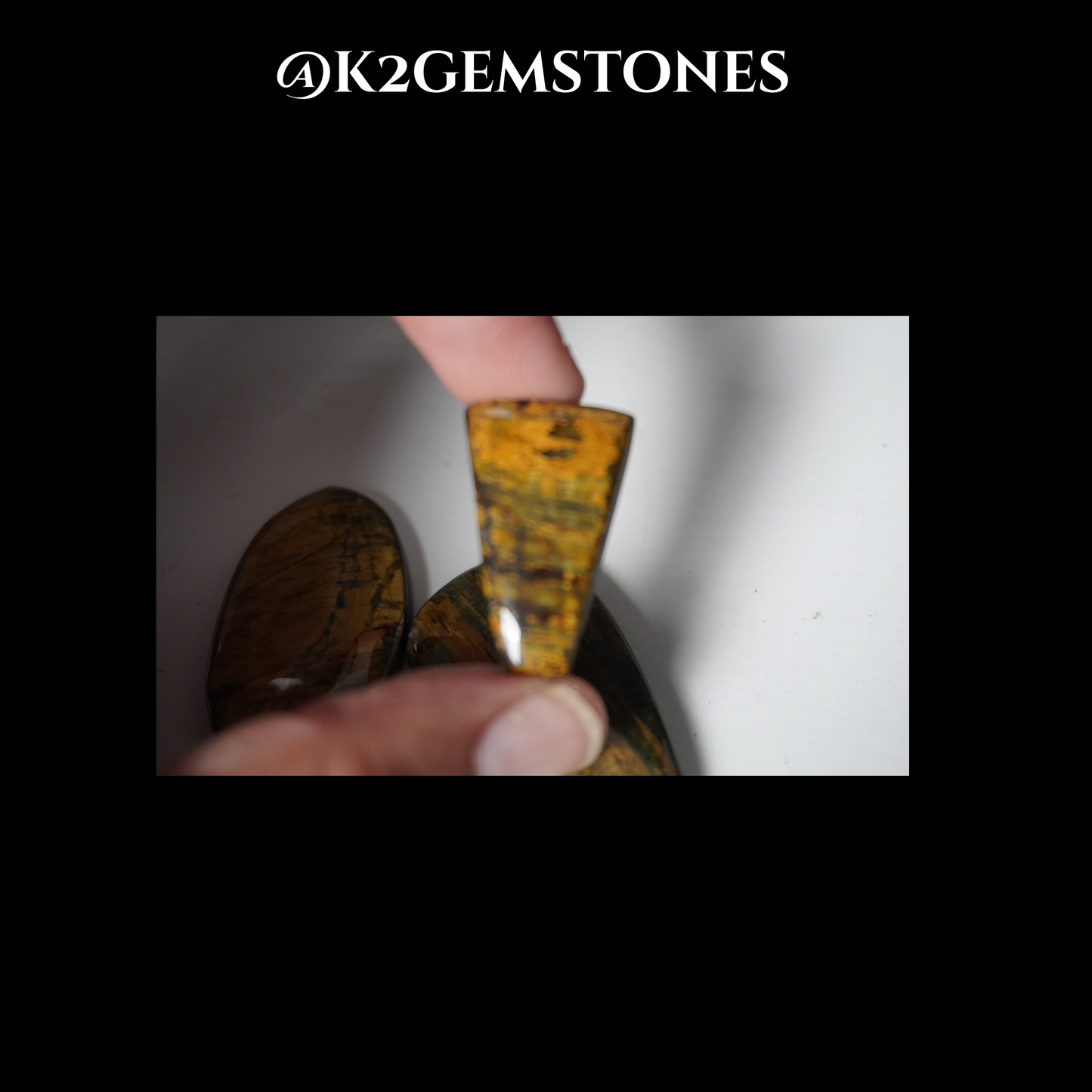 Nellite Stones Cabochons – 3 Pieces | Mixed Free Sizes 17–45mm | Natural Gemstones | Hand-Selected & High Polish Finish | By k2gemstones