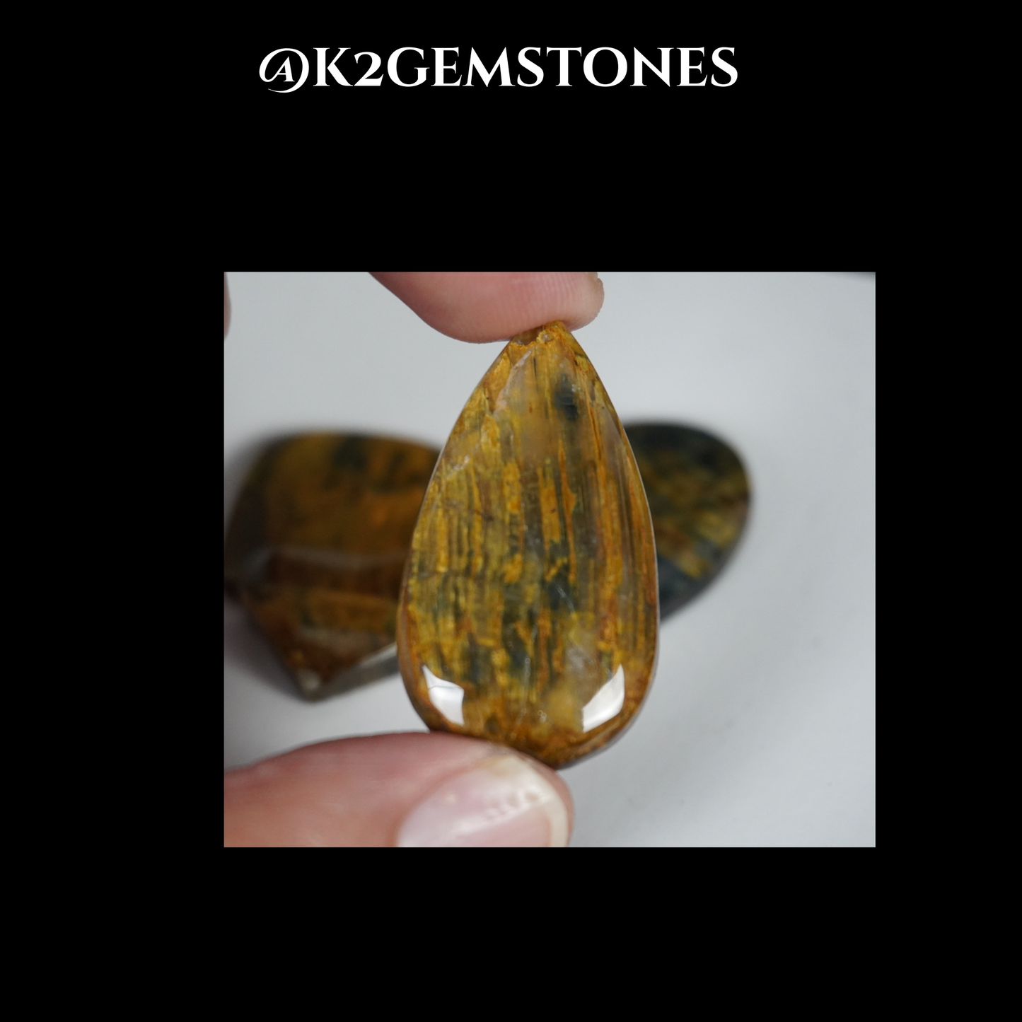 Nellite Stone Cabochons – 5 Pieces | Natural Gemstone | Mixed Free Sizes | Jewelry Making Supplies by K2Gemstones