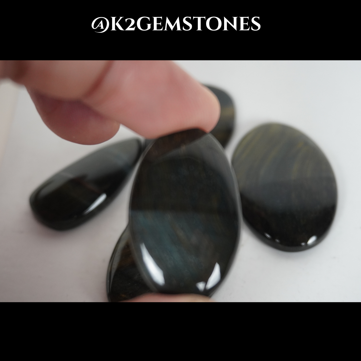 Star onyx cabochons