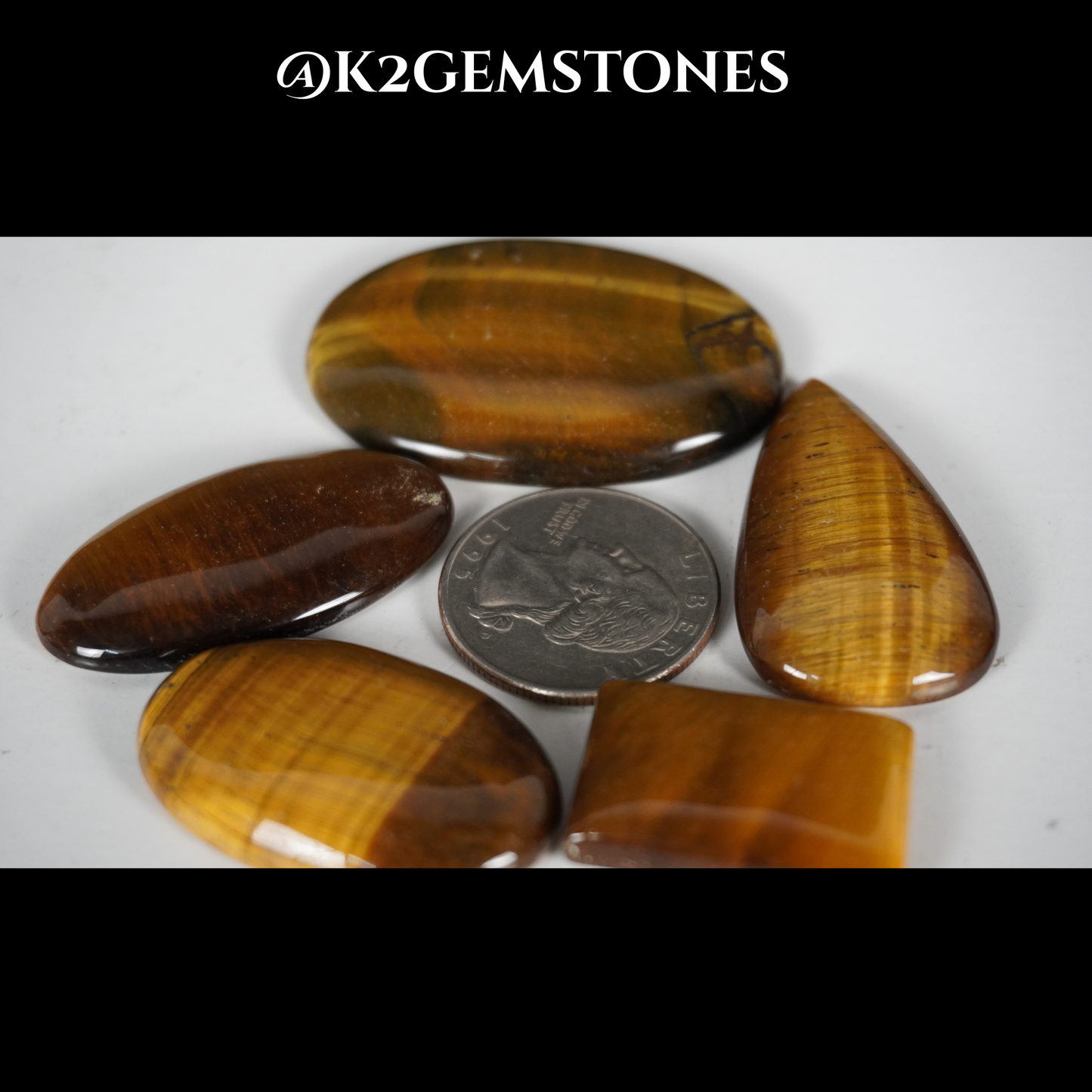 Tiger Eye cabochons