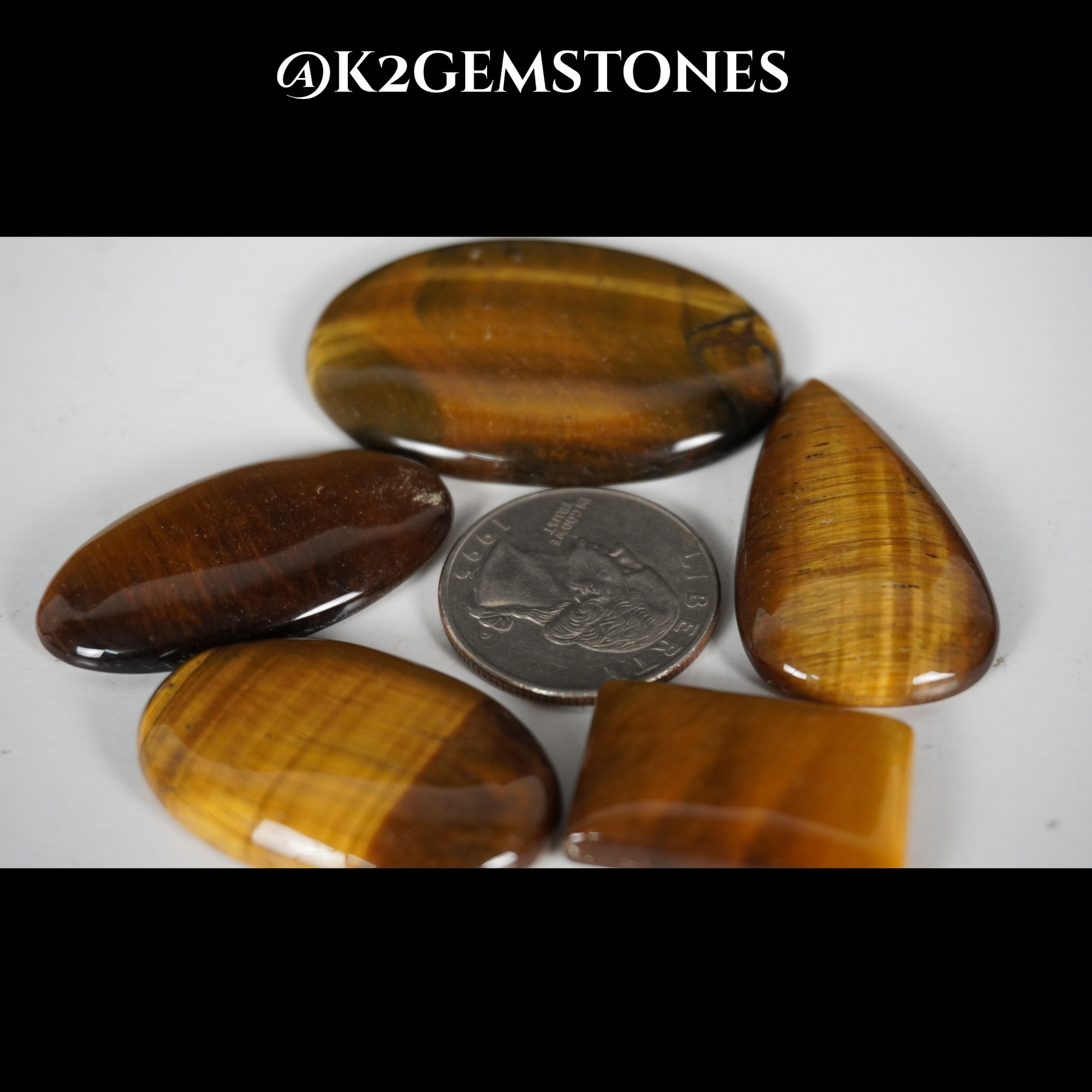 Tiger Eye cabochons
