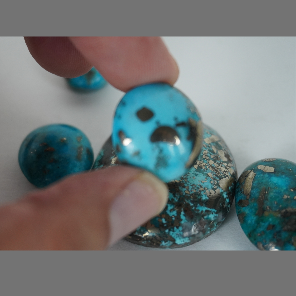 Turquoise cabochons