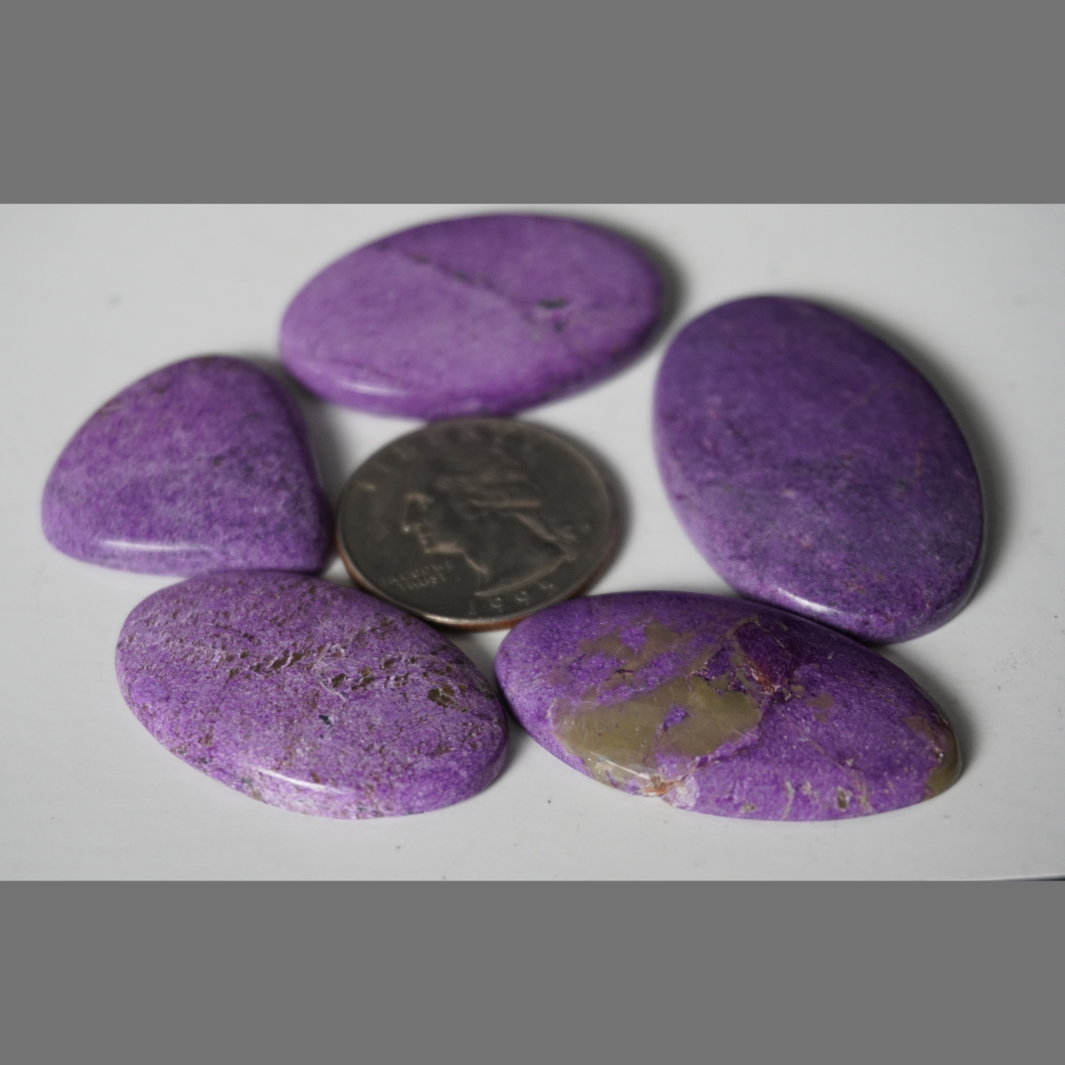 Phosphosiderite cabochons