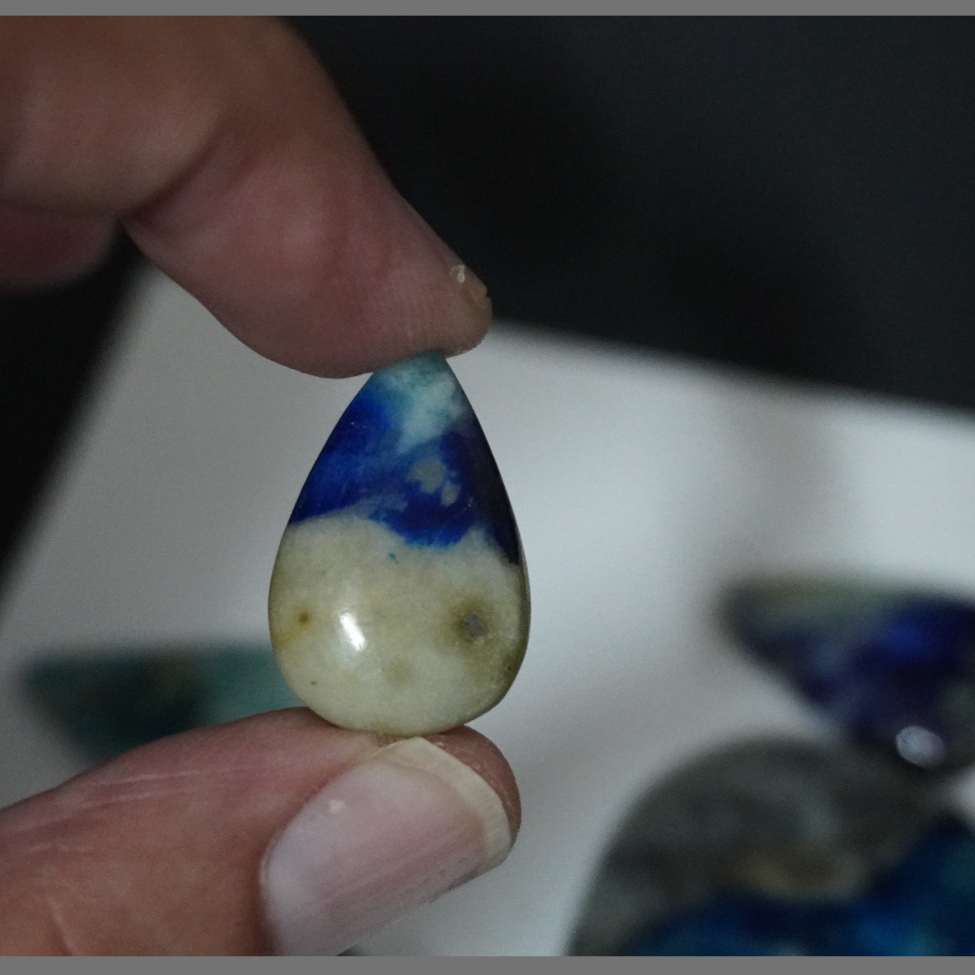 Afghanite cabochons