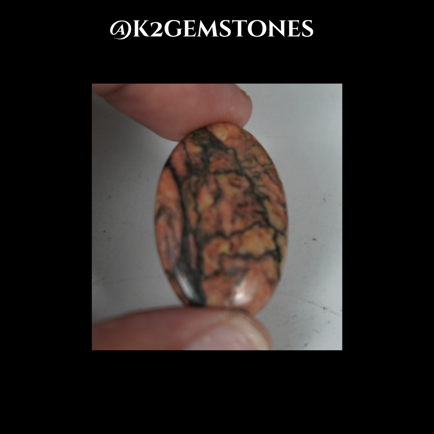 Yellow feather jasper cabochons