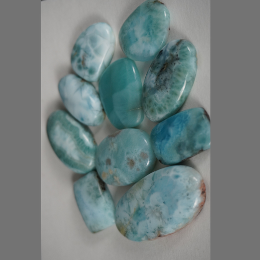 Larimar cabochons