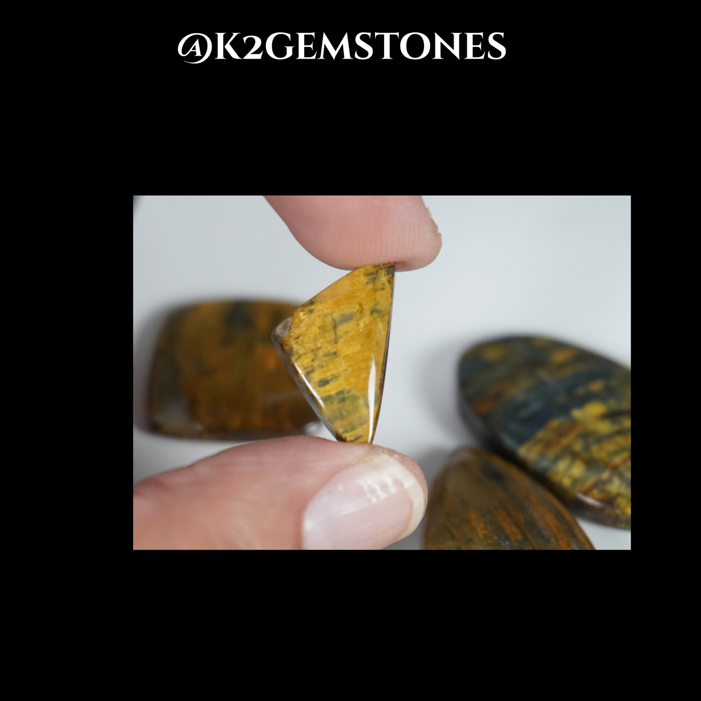 Nellite Stone Cabochons – 5 Pieces | Natural Gemstone | Mixed Free Sizes | Jewelry Making Supplies by K2Gemstones