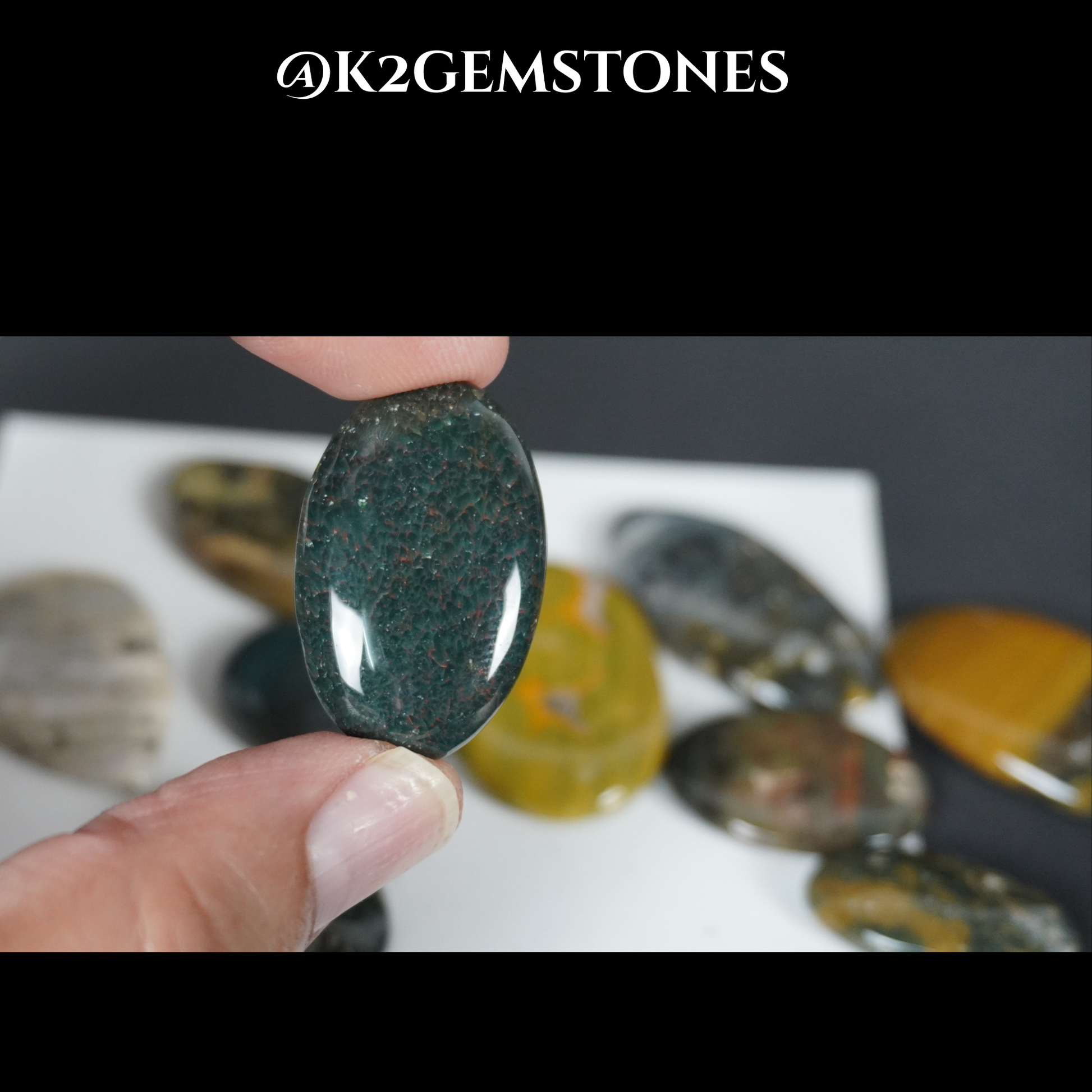 Ocean Jasper cabochons