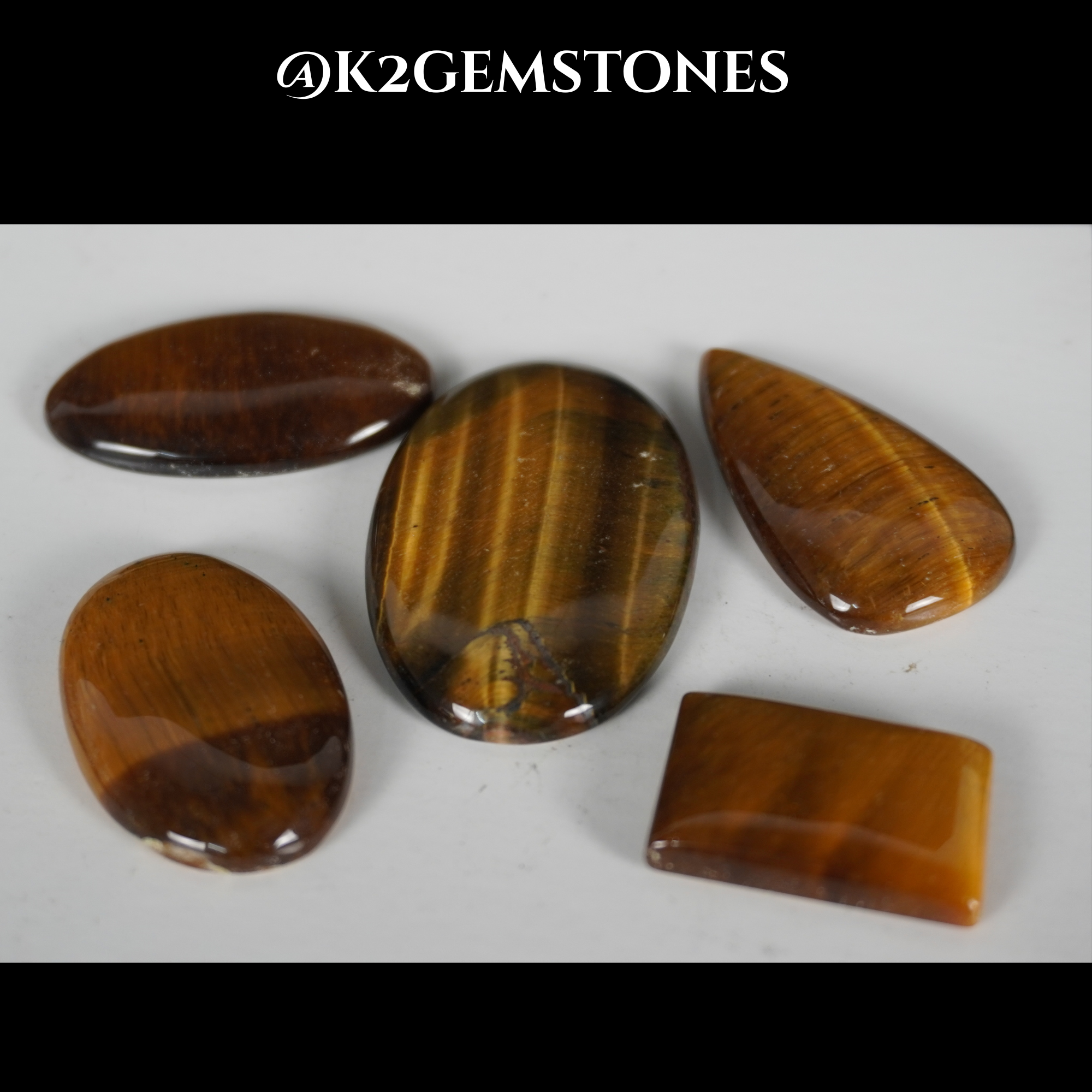 Tiger Eye cabochons