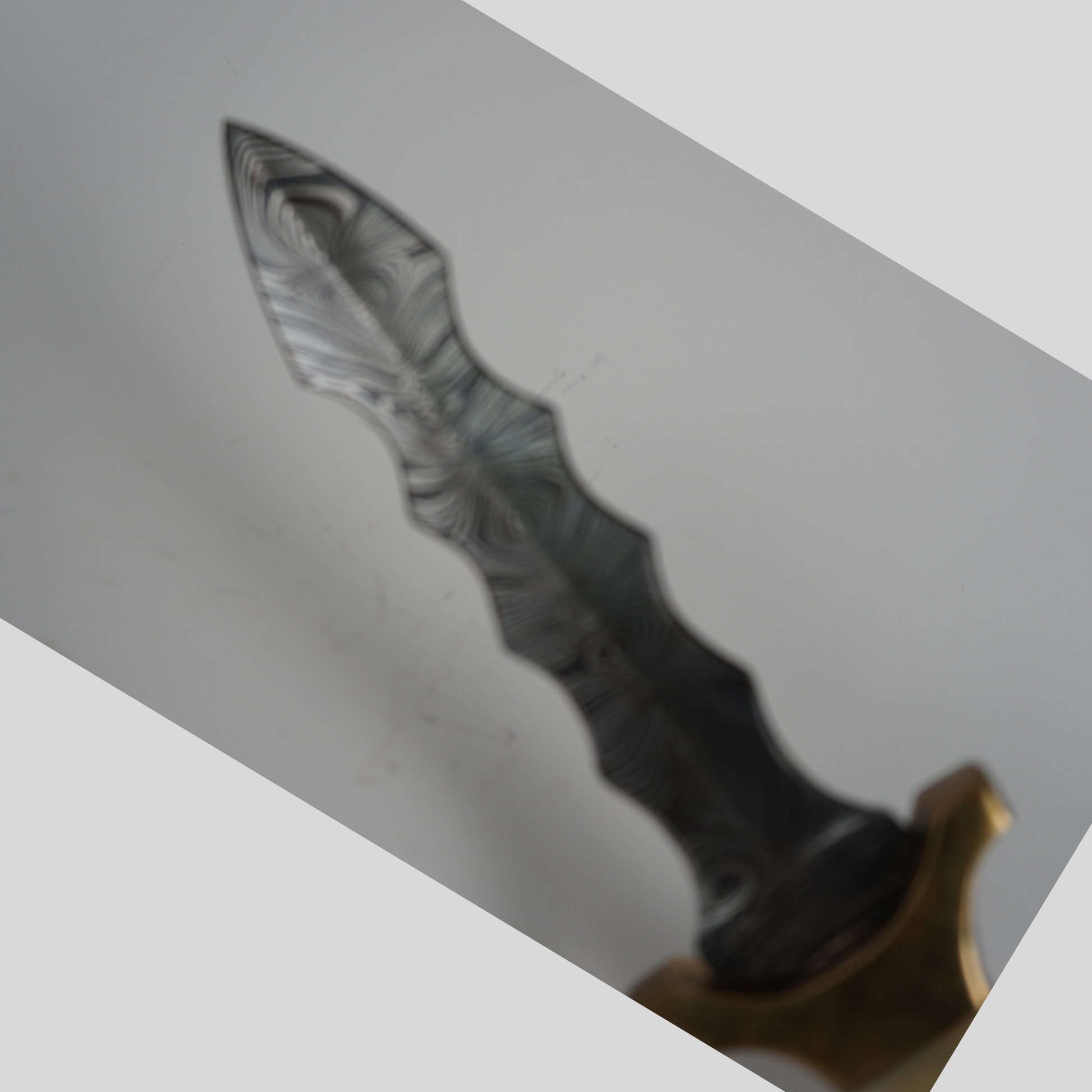damascus fantasy dagger