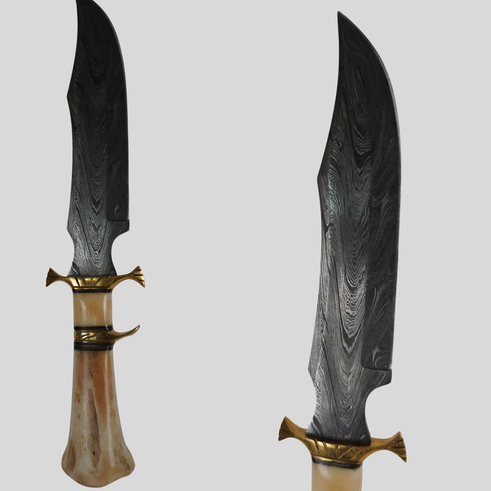 handmade damascus knife