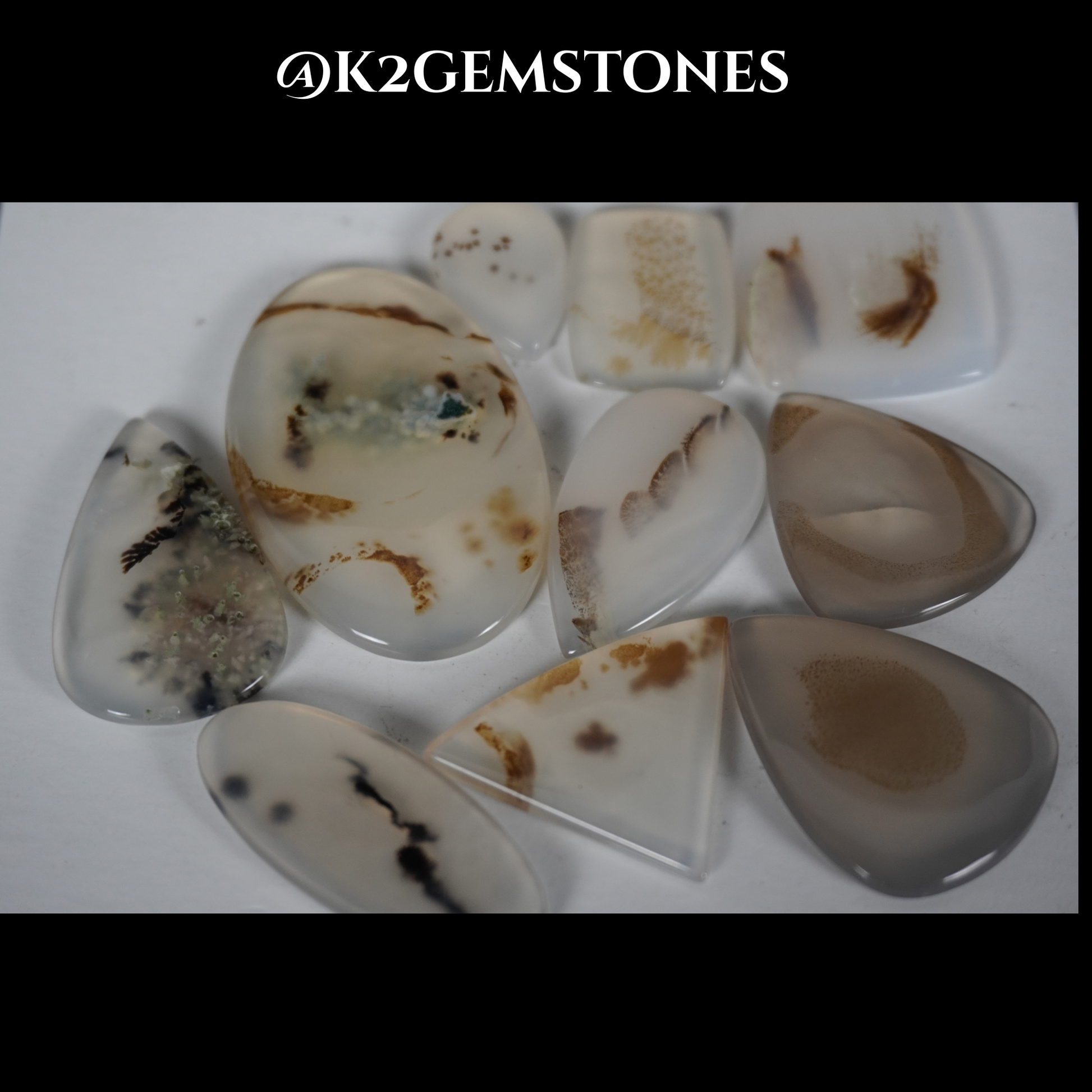 Lodolite Garden Quartz cabochon