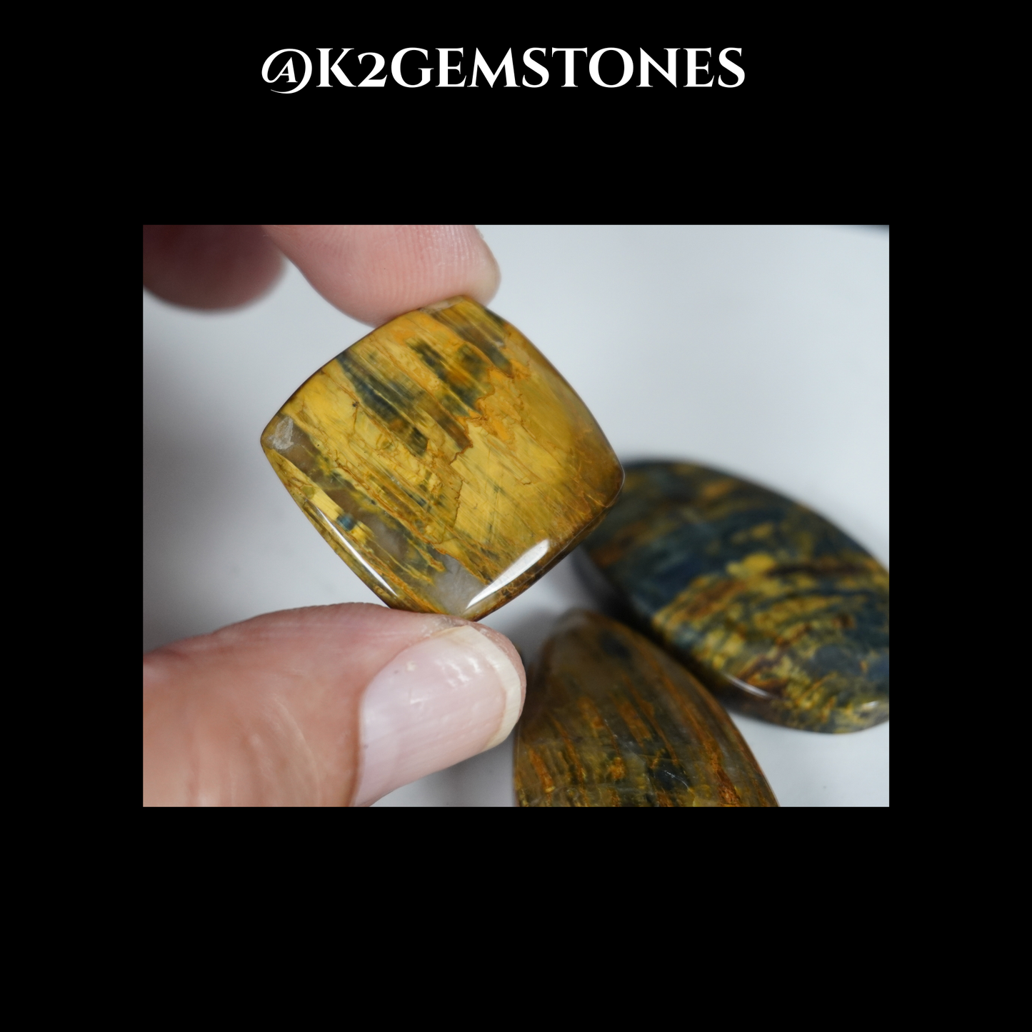 Nellite Stone Cabochons – 5 Pieces | Natural Gemstone | Mixed Free Sizes | Jewelry Making Supplies by K2Gemstones