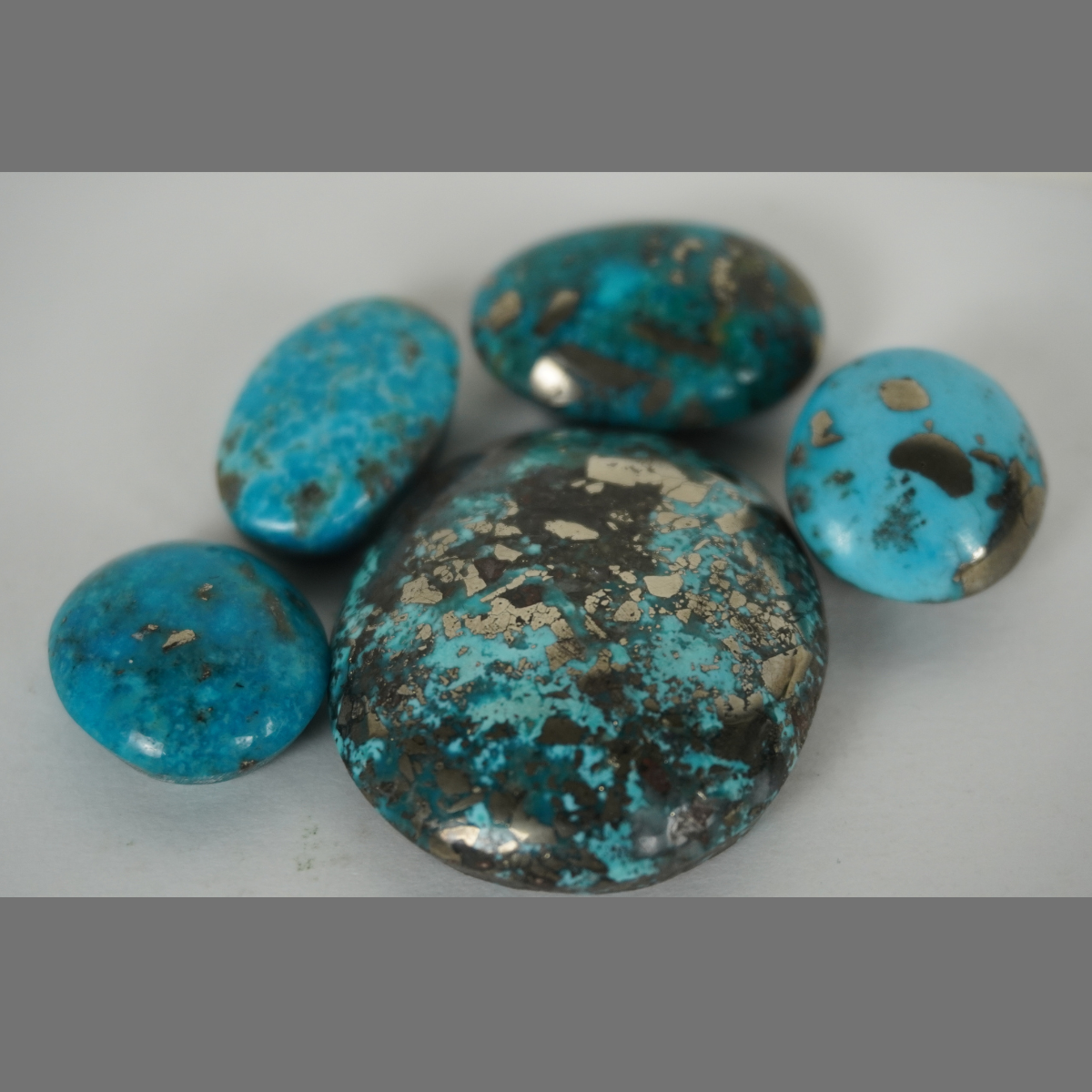 Turquoise cabochons