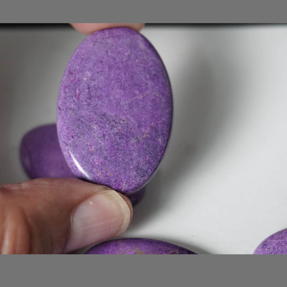 Phosphosiderite cabochons